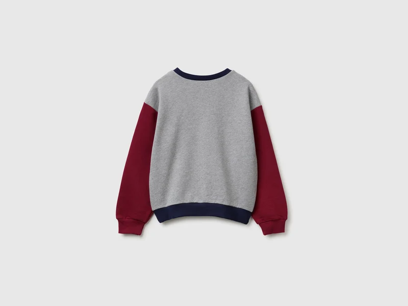 Sweatshirt mit glitzerndem Logo-Print