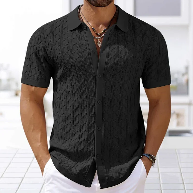 Button-Up Polo Shirt