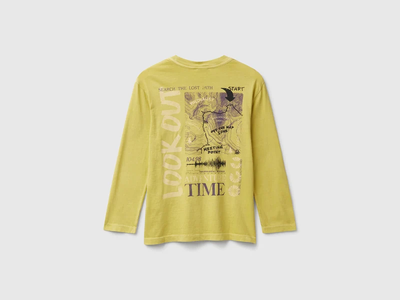 T-Shirt mit Slogan-Print