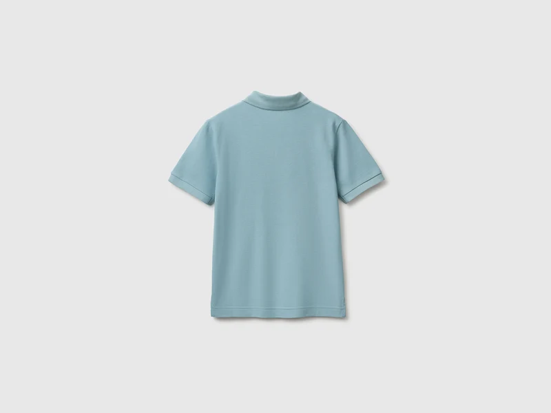 Kurzärmeliges Poloshirt aus Bio-Baumwolle