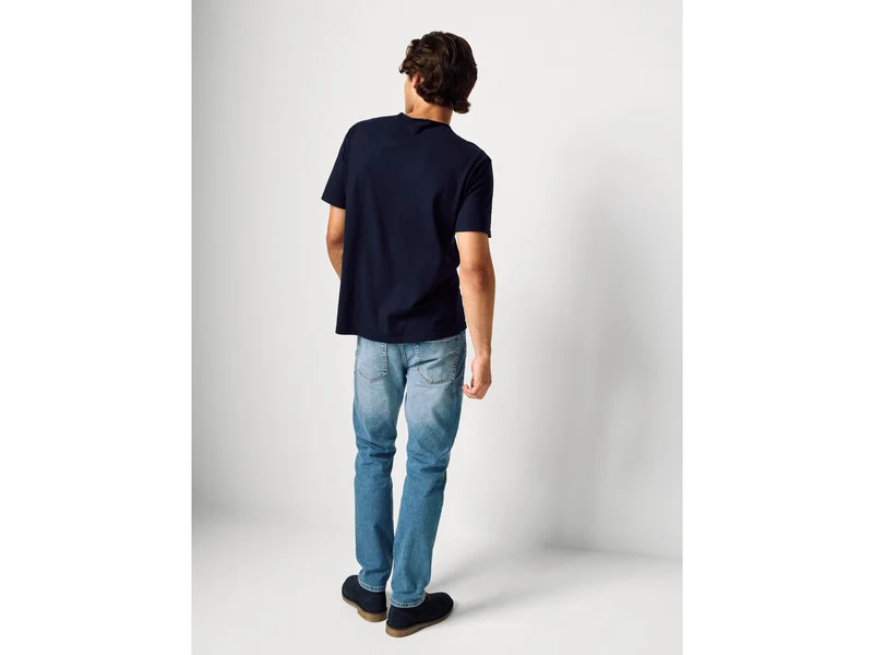 T-Shirt aus geflammter Baumwolle