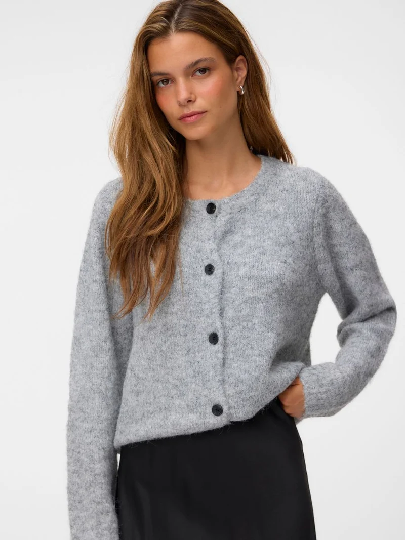 VMNOVAH LS O-NECK BUTTON CARDI GA N