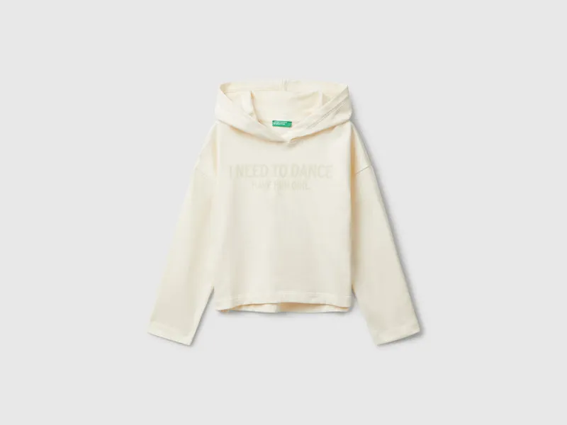 Sweatshirt mit Slogan-Print