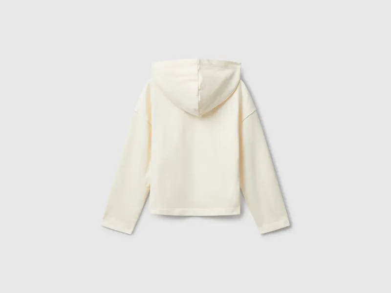 Sweatshirt mit Slogan-Print