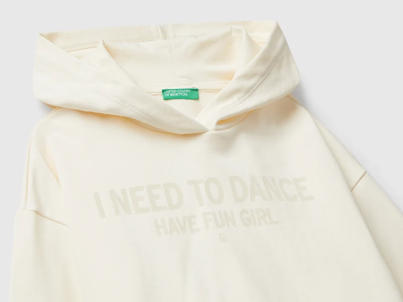 Sweatshirt mit Slogan-Print