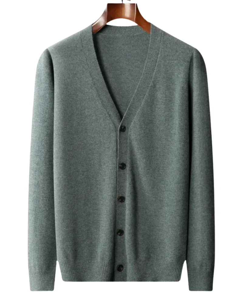 Faunus Merino Wool Knitted Cardigan
