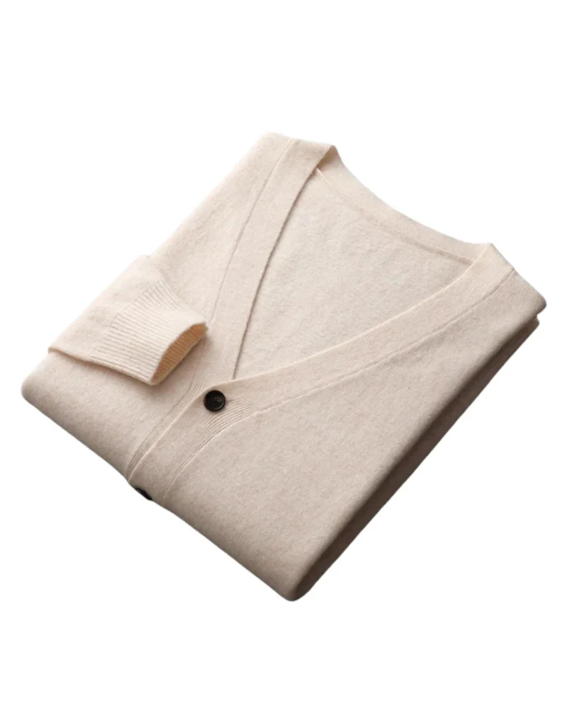 Faunus Merino Wool Knitted Cardigan