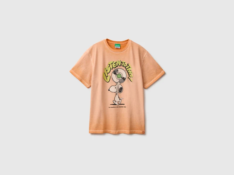 Übergroßes T-Shirt mit ©Peanuts-Aufdruck