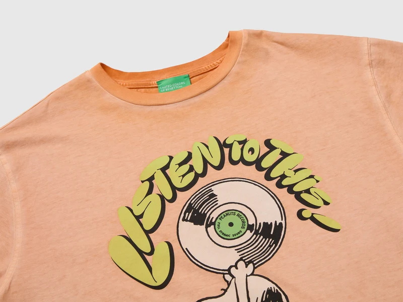 Übergroßes T-Shirt mit ©Peanuts-Aufdruck