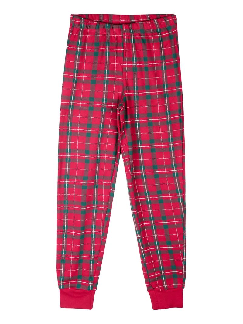 Grinch pigiama natalizio da bambino in cotone interlock - rosso