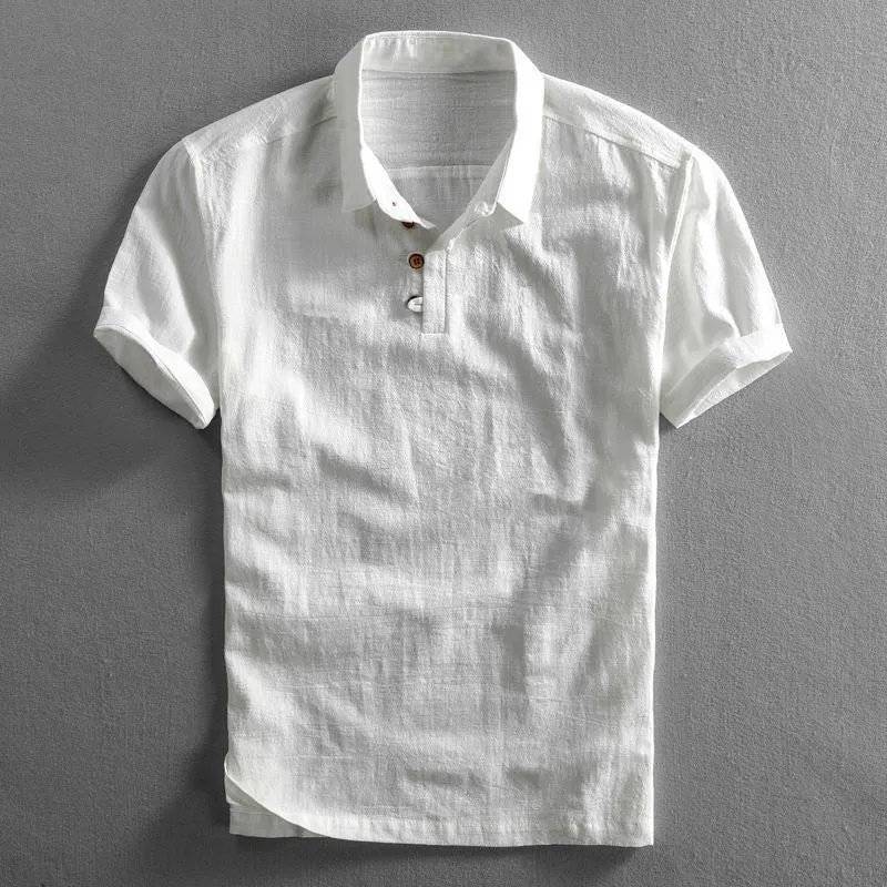 San Julian Linen Polo Shirt