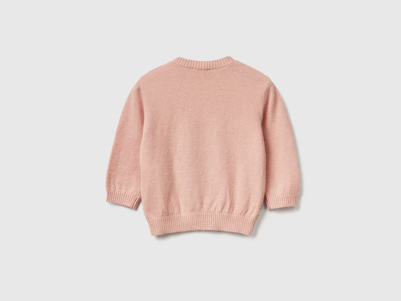 Pullover mit Intarsienarbeit
