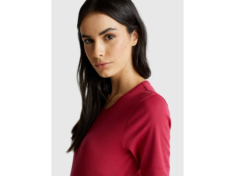 Langarm-T-Shirt aus 100 % Baumwolle