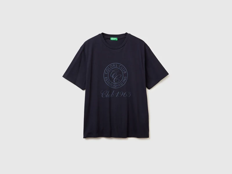 Baumwoll-T-Shirt mit Logo