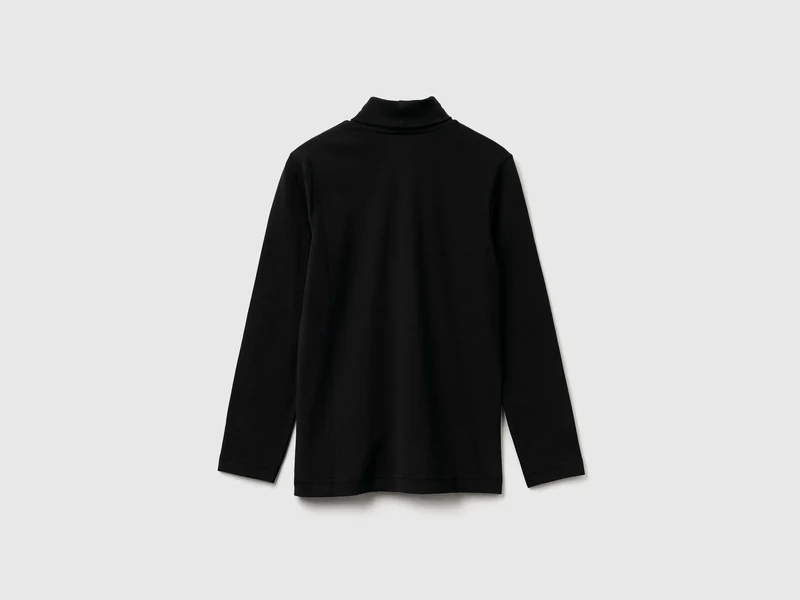 Langärmliges Rollkragen-T-Shirt
