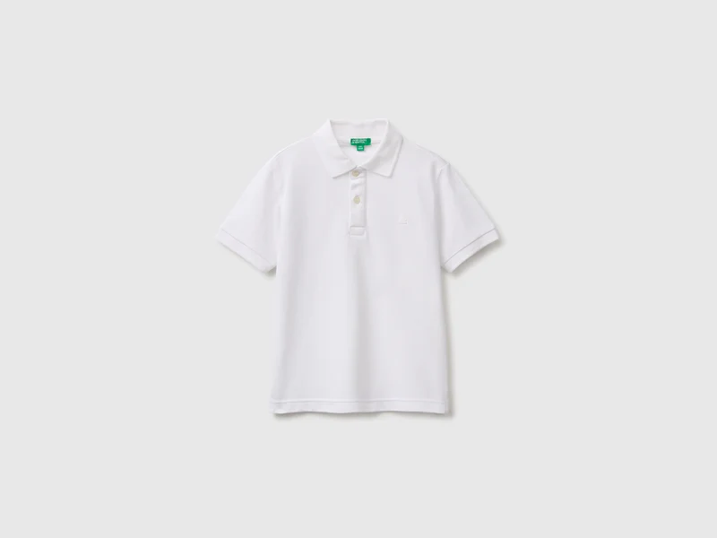 Kurzärmeliges Poloshirt aus Bio-Baumwolle