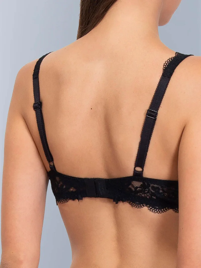 Reggiseno francese con ferretto coppa C 2442 - nero