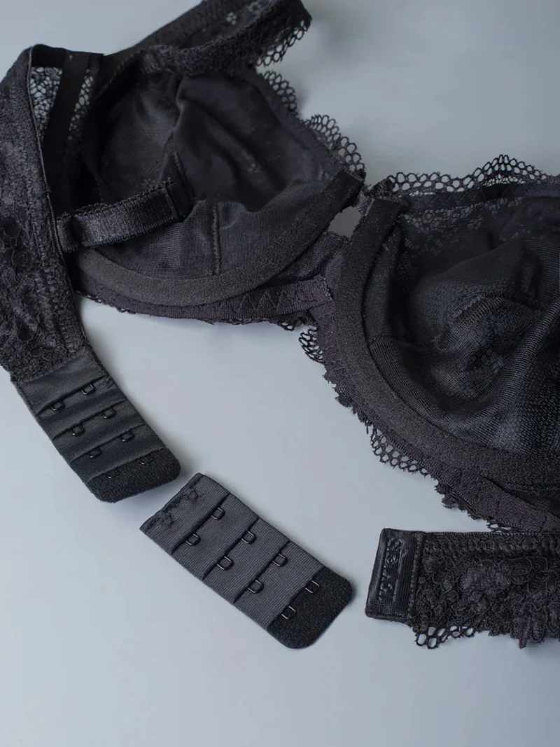 Reggiseno francese con ferretto coppa C 2442 - nero