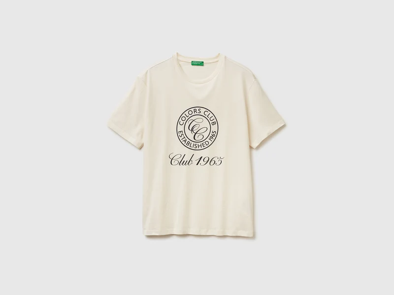 Baumwoll-T-Shirt mit Logo