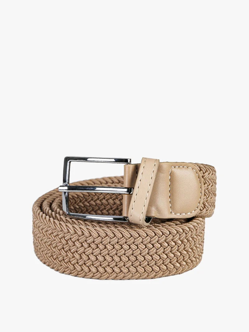 Cintura uomo in corda - beige