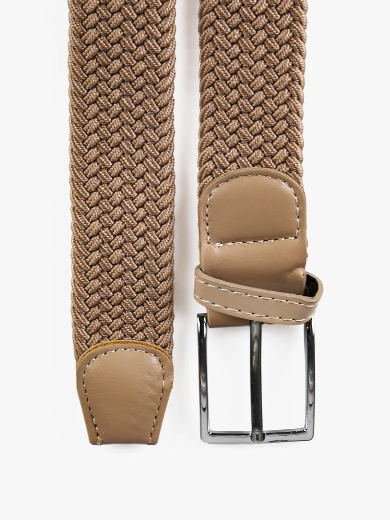 Cintura uomo in corda - beige