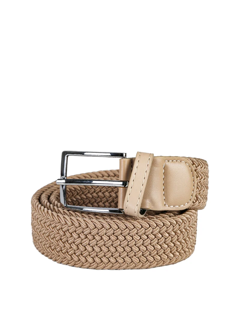 Cintura uomo in corda - beige