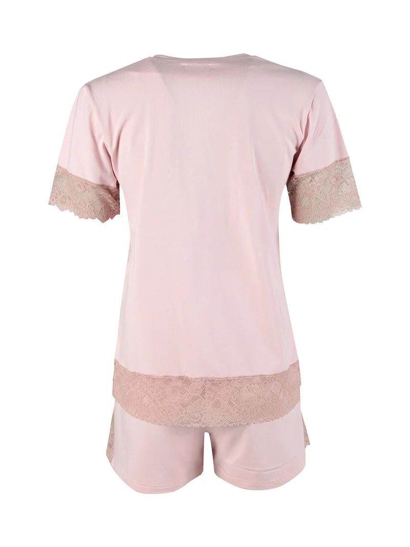 Pigiama corto da donna - rosa