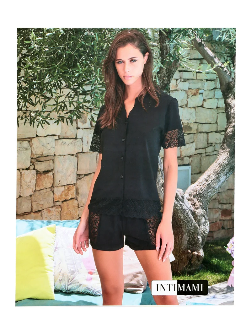 Pigiama corto da donna - rosa