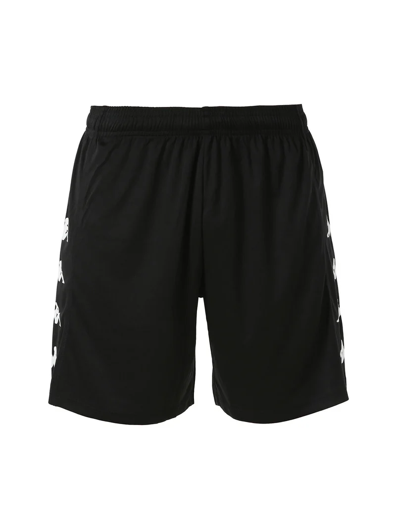 Bermuda sportivi da uomo con logo - nero