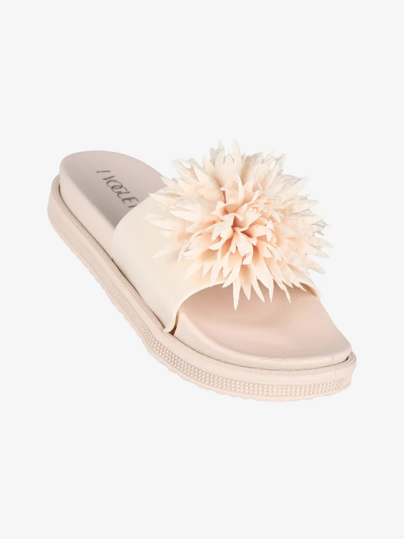 Ciabatte mare donna con platform - beige