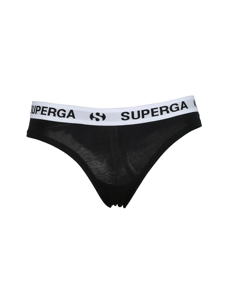 Brasiliana donna sportiva in cotone - nero