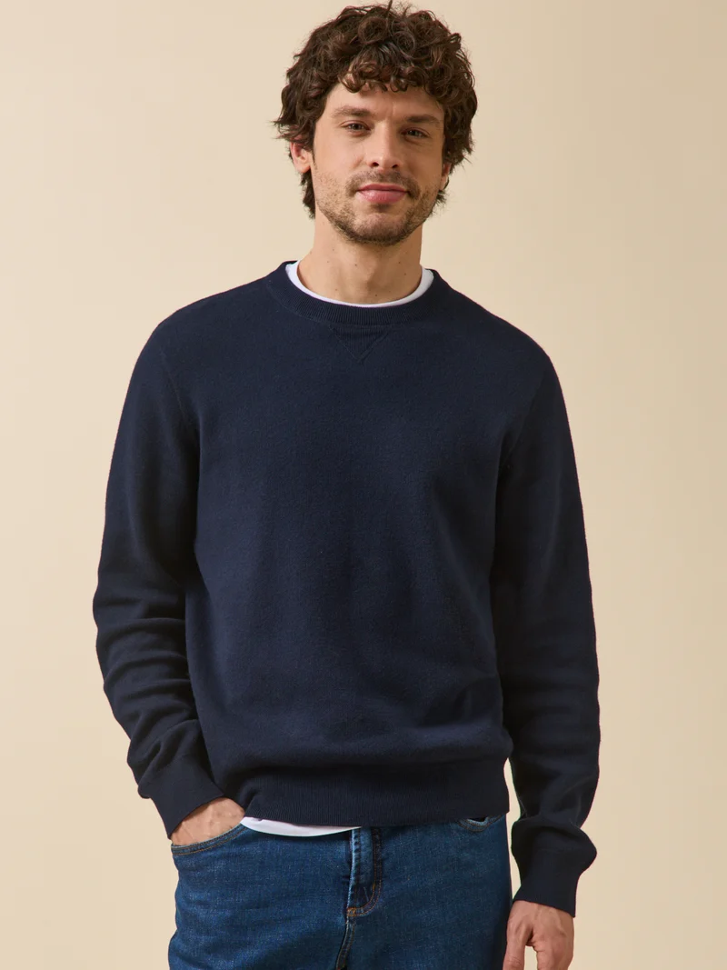 Herrenpullover aus Baumwolle und Cashmere