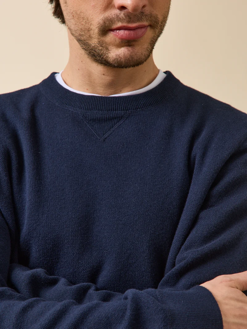 Herrenpullover aus Baumwolle und Cashmere