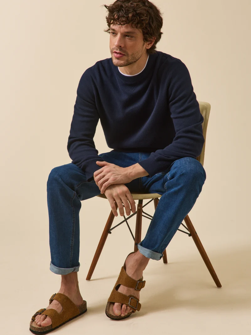 Herrenpullover aus Baumwolle und Cashmere