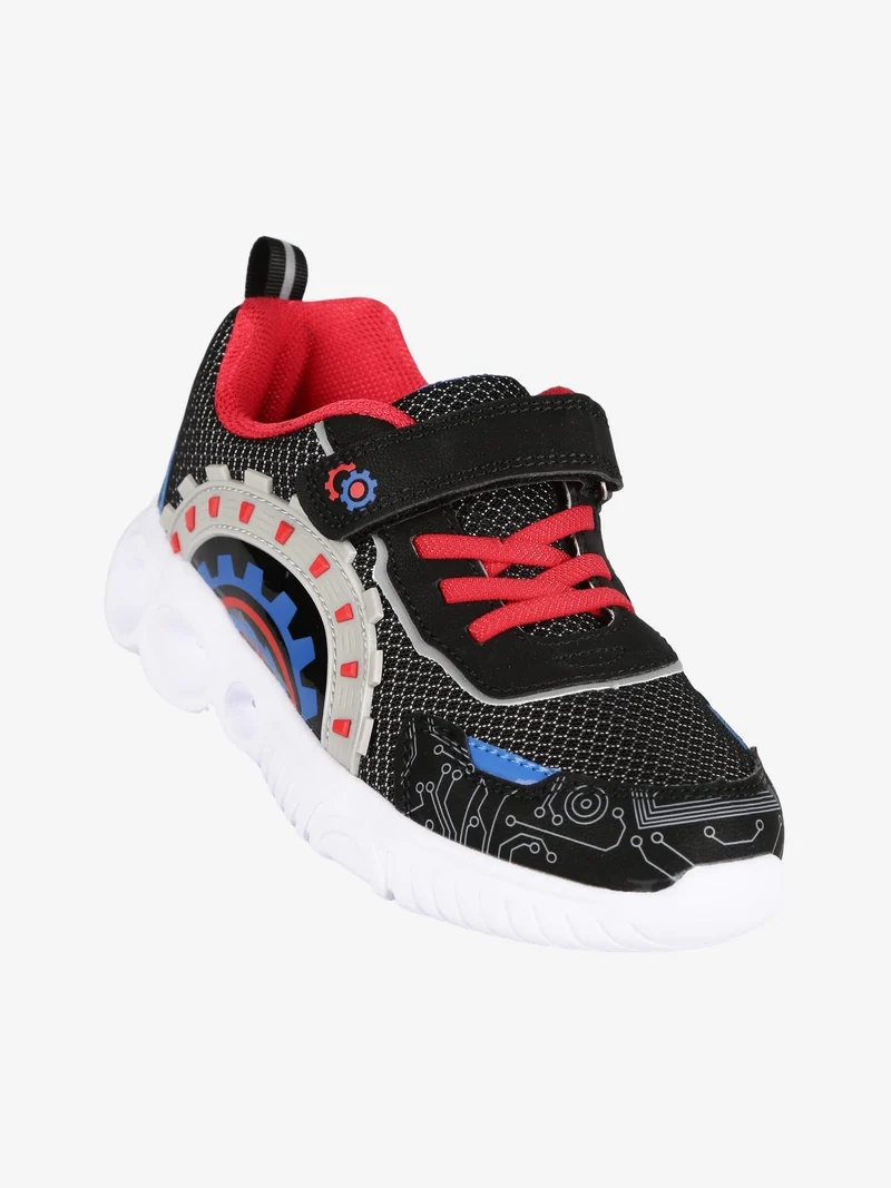 Sneakers da ragazzo con luci - nero