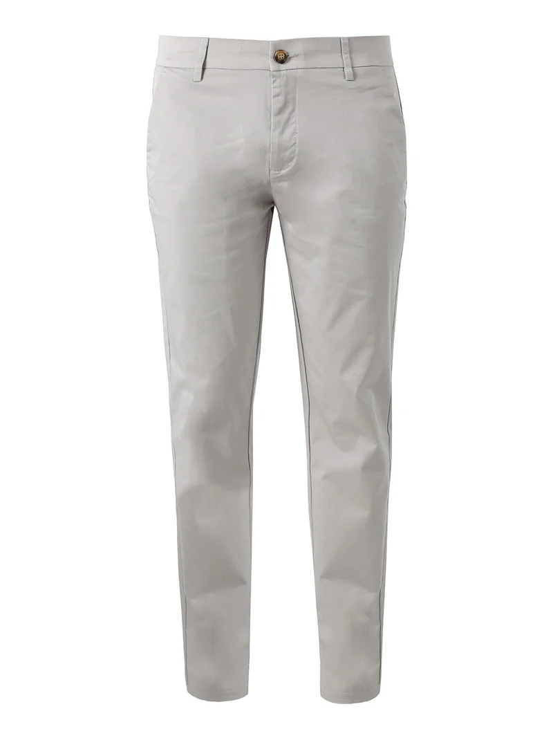 Pantaloni casual da uomo in cotone - ghiaccio