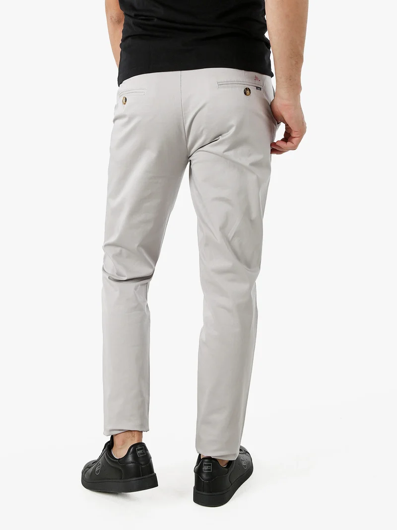 Pantaloni casual da uomo in cotone - ghiaccio