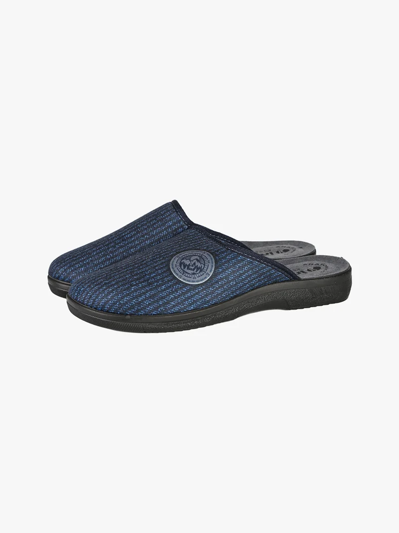 Pantofole da uomo invernali scamosciate - blu scuro