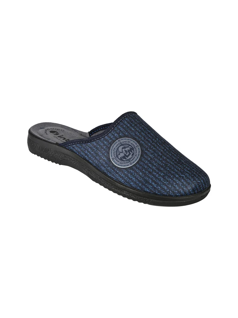 Pantofole da uomo invernali scamosciate - blu scuro