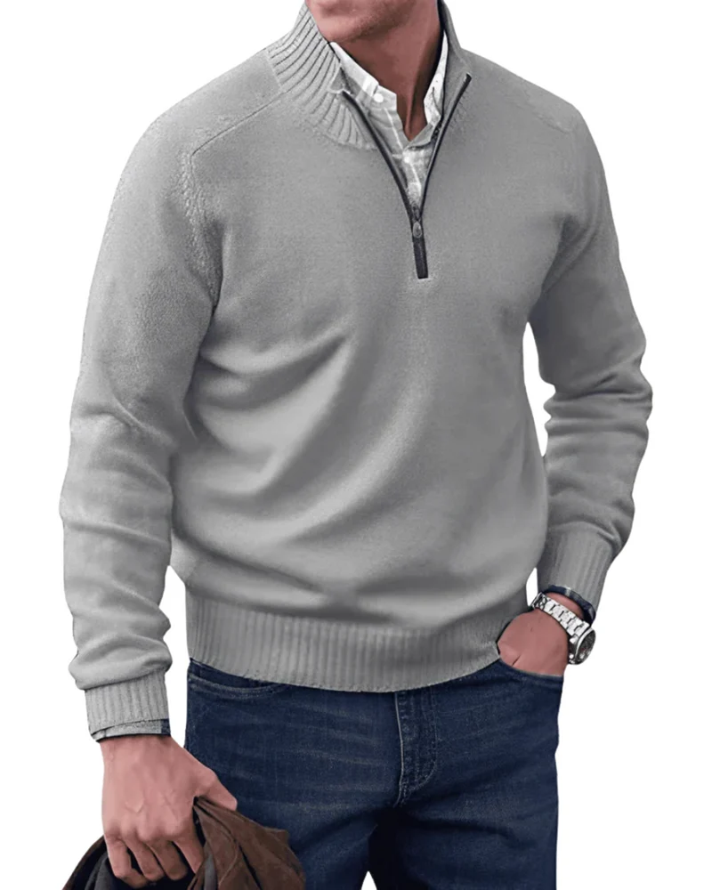Casual Zip Sweater