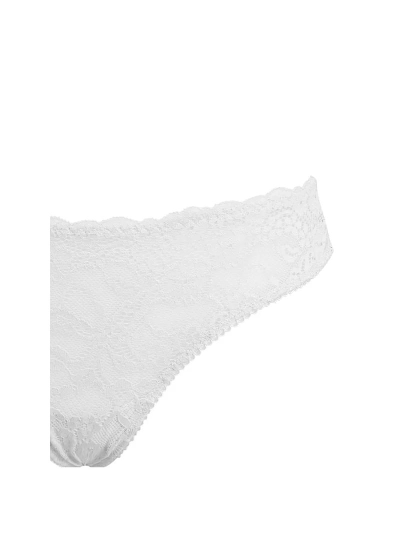ALLURE 2677 Brasiliana donna in pizzo - bianco
