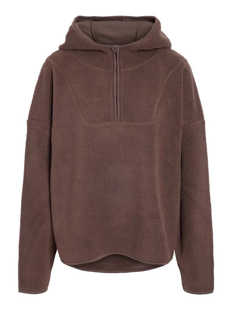 NMCOZY L/S HALFWAY ZIP SWEATER JRS NOOS