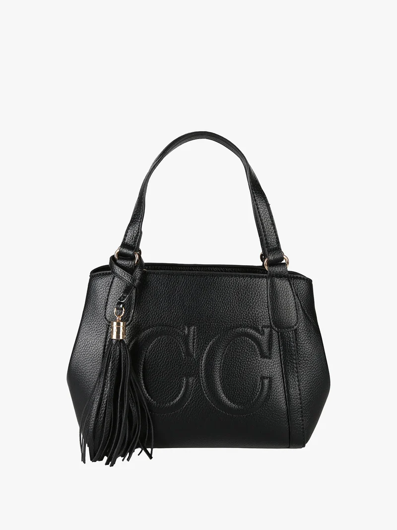 Borsa donna mini tote in ecopelle - nero