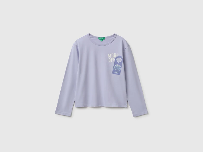 T-Shirt aus 100% Bio-Baumwolle mit Aufdruck