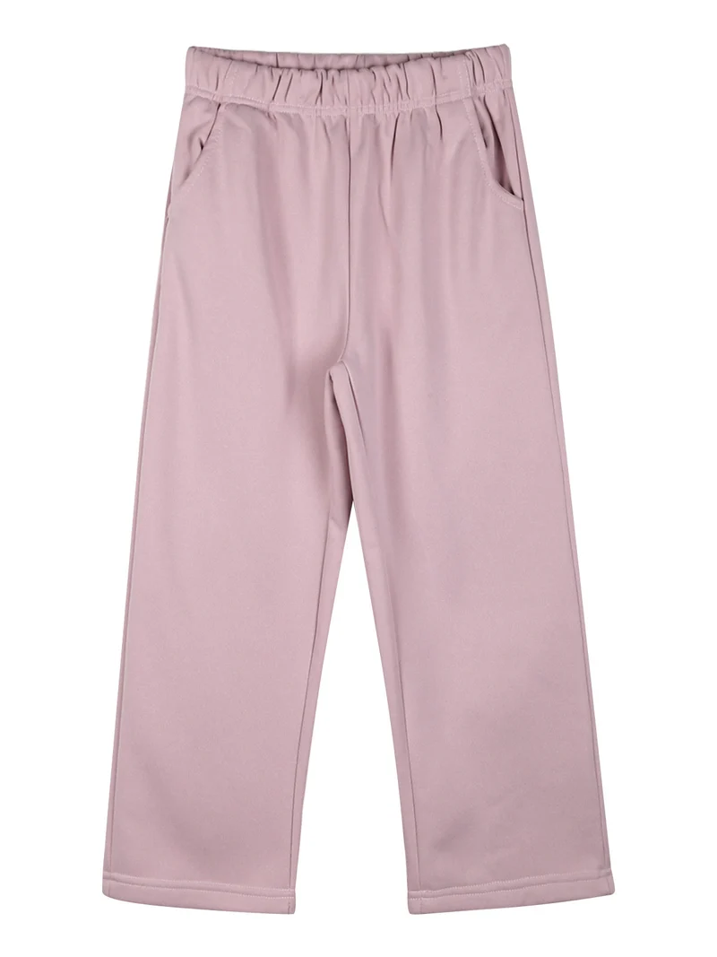 Completo tuta da bambina 3 pezzi con strass - rosa