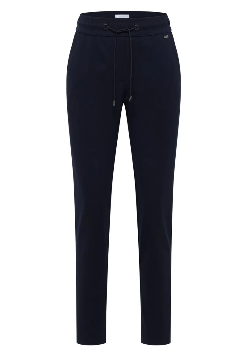 Mid Waist Slim Leg Hose im Casual Fit