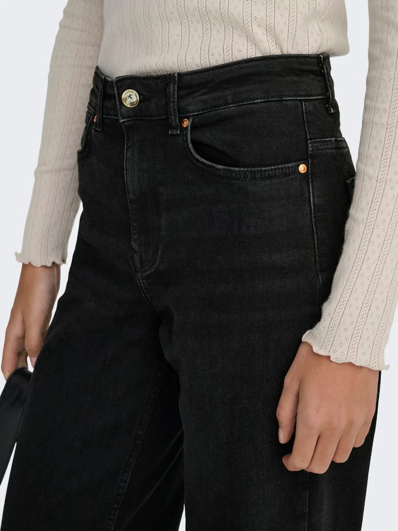 ONLMADISON BLUSH HW WIDE DNM CRO099