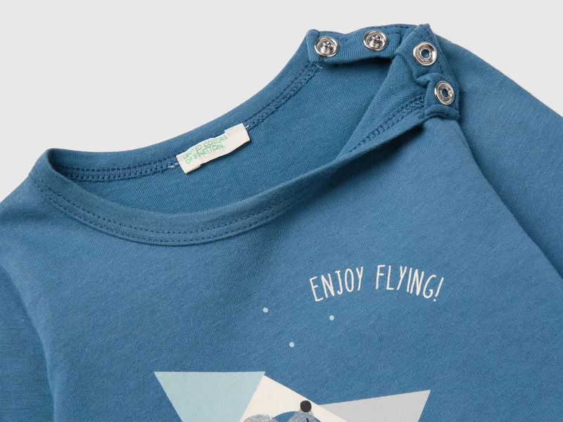 Bedrucktes T-Shirt aus Bio-Baumwolle