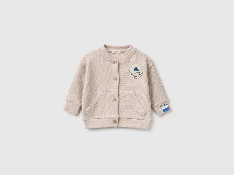 Sweatshirt im Bomberjacken-Stil