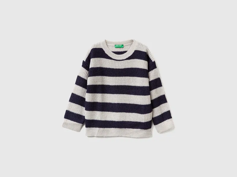 Gestreifter Pullover